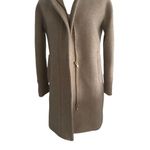 J CREW Camel Tan Stadium Cloth by Nello Gori Wool Blend Coat Size 0 Photo 4