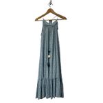 MISA Los Angeles  Tassel Blue Maxi Tassle Small Sundress Spring‎ Photo 2