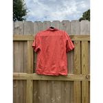 Napa Valley Beaded Short Sleeve Wood Button Up Shirt Rayon Linen Blend Medium Photo 8