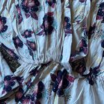 Free People  FP Boho Floral Tunic Blouse Oversized XSmall Photo 2