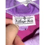 Vintage Grandma Polo Shirt Pullover Womens L Colorblock Pink Purple Grannycore Size L Photo 4