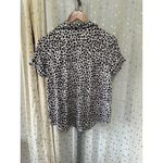 Kate Spade New York Leopard Print 2 Piece Button Down Shirt Pants Pajama Set S Photo 4