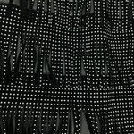 Sincerely Jules Black Studded Fringe Skirt Size Small Photo 1