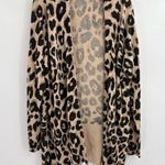 Sanctuary  Essential open front leopard Cardigan cotton nylon in Classy Cat Small Photo 0