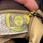 Bottega Veneta  Intrecciato Nappa Lock Flap Shoulder Woven Bag in brown green Photo 7