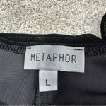 Metaphor  Black Purple Sparkly Beaded Sequin Pattern Tank Top Velvet Whimsigoth L Photo 7