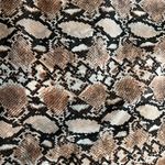 Nordstrom Rack Awesome Swimsuit Cover-Up White & Browns Snakeskin Print OSFM Photo 4