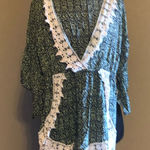 ❤️ Lace printed romper Green Photo 0