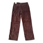 Free People Risk Taker High Rise Straight Leg Corduroy Pants Chocolate Size 31 Photo 3