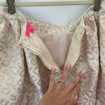 Lilly Pulitzer Leah Animal Print Skirt Gold Dazzle Leopard Jacquard Womens 8 Photo 6