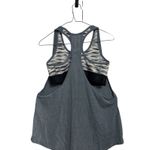 Nike  Dri Fit Women's Gray Athletic Tank Top Built In Sports Bra Medium Photo 6