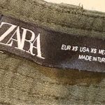 ZARA  Women's Cargo wide legs- Dark Green pants size XS Photo 8