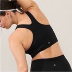 Athleta  black conscious crop bra top large Photo 6