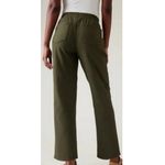 Athleta  Farallon Aspen Olive Pull On Travel Lounge Pants, size small petite Photo 1