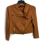 Umgee Tan Lightweight Faux Suede Jacket for Women Photo 6