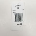 l*space L* Lala Bikini Top Cream Yellow Orange Size Medium NWT Ribbed Photo 2