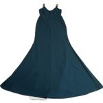 Lulus  Dress Womens Medium Teal Infinite Glory Maxi Mermaid Formal Evening Gown Photo 3