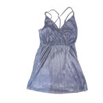 Living Doll Sleeveless V-Neck Pleated Glitter Details Dress Size 1 Photo 1