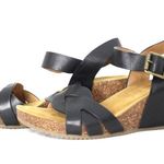 NWOB Comfortiva Erena Wedge Sandal Size 9.5 Black Photo 2