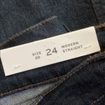 Loft • Dark Wash Modern Straight Jeans Photo 59