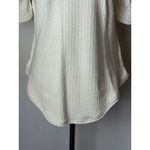 We The Free Free People  Shirt Women Medium Ivory Red Delicious Crew Neck‎ Tee Photo 8