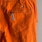 Tommy Hilfiger Orange women’s roll tab pants size 10 Photo 7