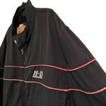 Harley Davidson nylon black Moto jacket women’s XL full zip Photo 1