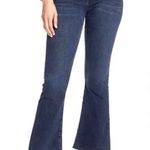 Current/Elliott High Waist Kick Jean Raw Hem Photo 0