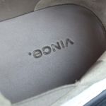 Vince  Sneakers Womens 8M Gray Beige Wilden Suede Leather Platform Espadrille Photo 12