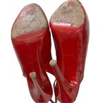 Christian Louboutin  Private Number Patent Leather Platform SlingBack Heel Red 36 Photo 6