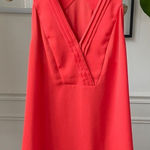 Cooper and Ella NWT Coral Orange Tank Sleeveless Blouse Shell $128 M Photo 0