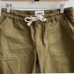 Pact  Olive Green Cotton Drawstring Casual Pants Women's Size Medium Photo 1
