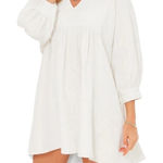 Tuckernuck Pomander Place x - NWOT White Gauze Millie Babydoll Dress Sz S Photo 0