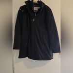 Jessica Simpson  Black Hooded Ski Jacket Photo 0