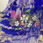 Johnny Was $490 NWOT  Biya Mazzini Sheer Mesh Tiered Dress Embroidered Beaded XS Photo 10