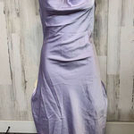 SheIn BIZwear Cowl Neck Solid Slip Dress Workwear Evening/Wedding Gown Photo 0