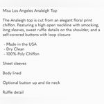 MISA Los Angeles  Analeigh Top Size XS Photo 13
