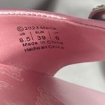 ALDO Barbie x Pink Satin Heart Platform Heels Sandals Size 8.5 US 39 Eur 2023 Photo 8