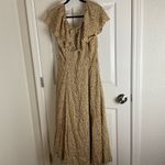 Anthropologie Animal leopard print bolano Button Down midi dress womens size 8 Photo 13