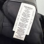 Good American Straight Leg Faux Leather Pants in Black Contemporary Work Size 26 Photo 4