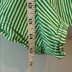 Lisa Says Gah  XL Green Striped Shorts Photo 7