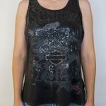 Harley Davidson Y2K 2013  Black Sequin Tank Top Photo 2