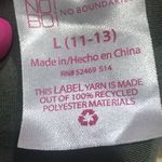 No Boundaries  size large green scrunched crop top Photo 7