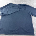 Eloquii  Womens Black Long Sleeve‎ Crew Neck Sweater Cut Out Detail Plus Size 26 Photo 0