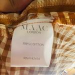 Maac London hull tie wrap shirt with puff sleeves and long wrap ribbon cotton m White Size M Photo 4