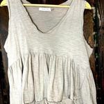 Mustard Seed  Ruffled V-Neck Tank Crop Top Size Medium Photo 0