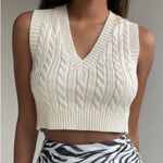 Princess Polly Cropped Sweater Vest Photo 4