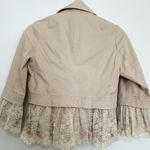 Robert Rodriguez Robert Rodrigez Beige Lace Detail Jacket blazer size 4 neutral contemporary Photo 2