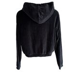 Hot Topic  Velour hooded cropped hoodie Photo 3