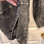 Rebecca Elliot Black Tie Dye Sweatshirt High Low Tunic Cotton Lagenlook‎ Large Photo 6